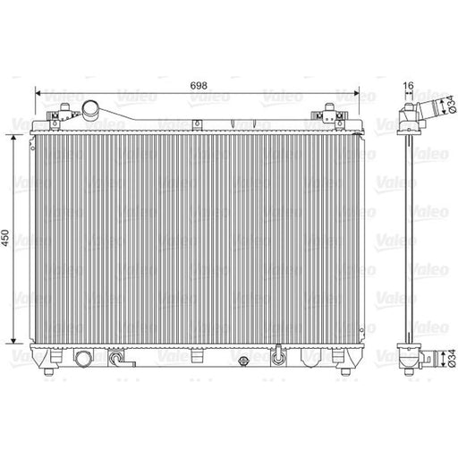 Valeo Engine Radiator 701592