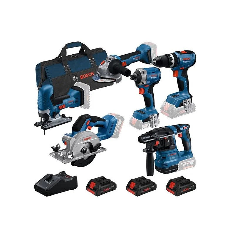 Bosch 6 Piece Combo Kit 18V 3 x ProCORE Li-ion - 0615A5008C