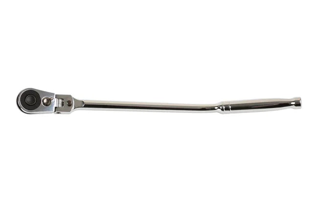 Laser Tools Low Profile Flexi-Head Ratchet with Cranked Handle 3/8"D - PL