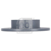 Febi 2 x Solid Rear Brake Discs 09077