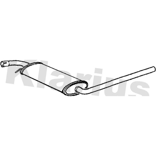 Klarius Box With Centre Pipe Centre VW497E