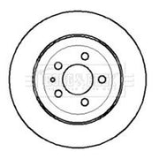 Borg & Beck 2 x Vented Front Brake Discs BBD4092