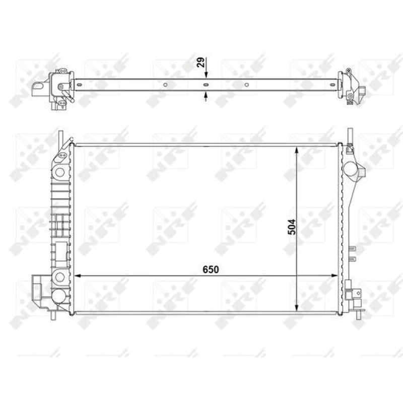 NRF Engine Radiator 58294