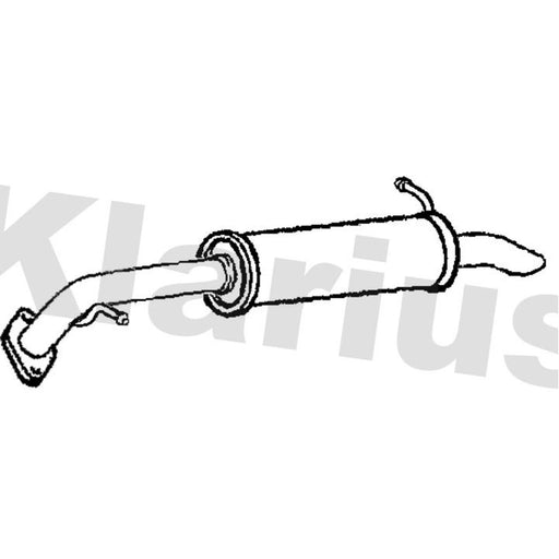 Klarius Box With Tail Pipe Rear TY900M