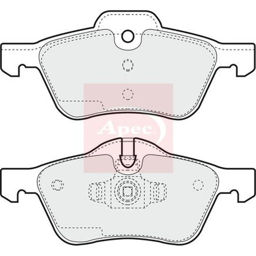 Apec Front Brake Pad Set PAD1257