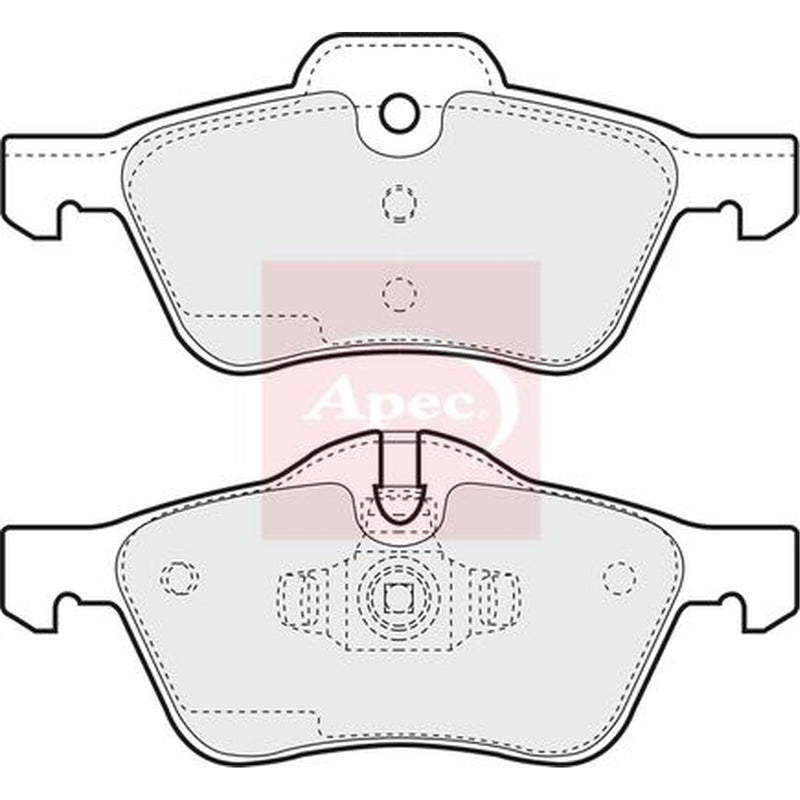 Apec Front Brake Pad Set PAD1257