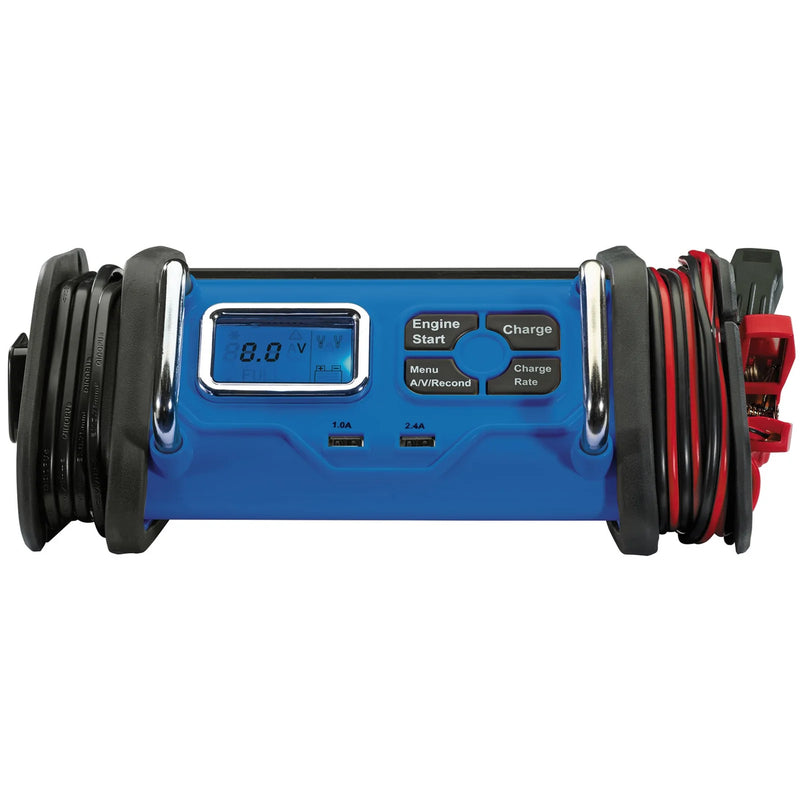 Draper 12V Battery Starter Charger 20A with LCD Screen