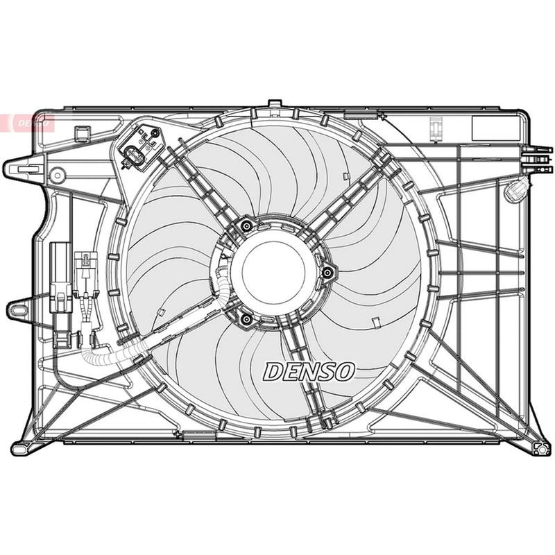 Denso Engine Cooling Fan DER09073