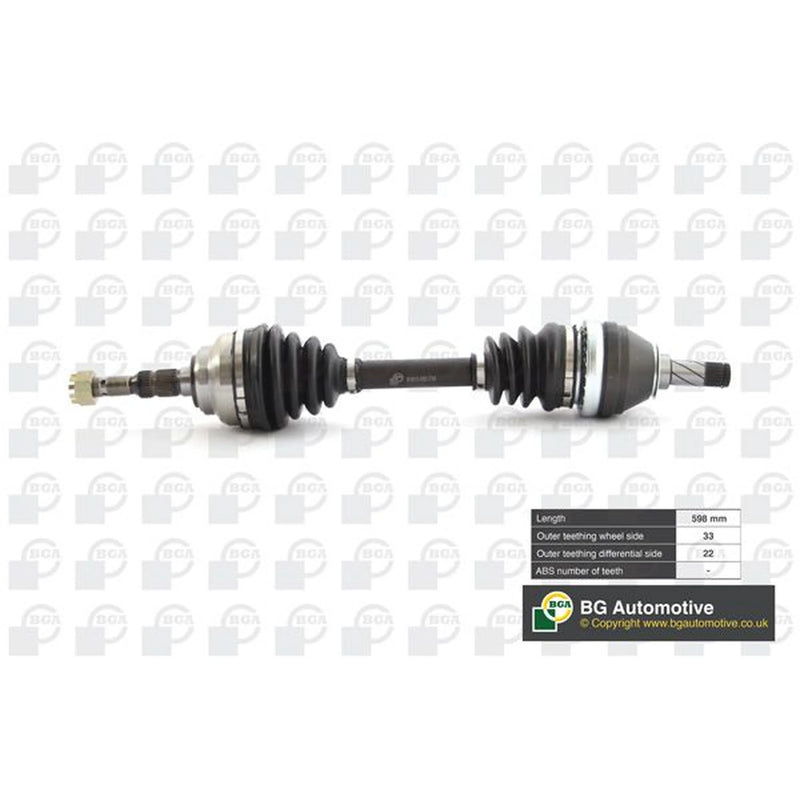 BGA CV Drive Shaft Driveshaft Front Left DS9505L
