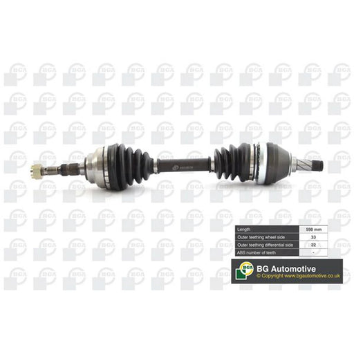 BGA CV Drive Shaft Driveshaft Front Left DS9505L