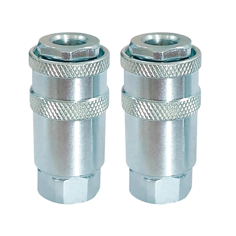 Draper 1/4" Female Quick Coupling Pack of 2