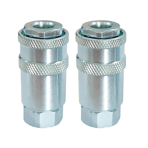 Draper 1/4" Female Quick Coupling Pack of 2