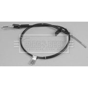 Borg & Beck Handbrake Cable Left Rear BKB2328