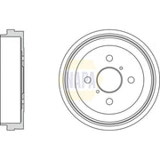NAPA Brake Drum Assembly Rear NDR1028
