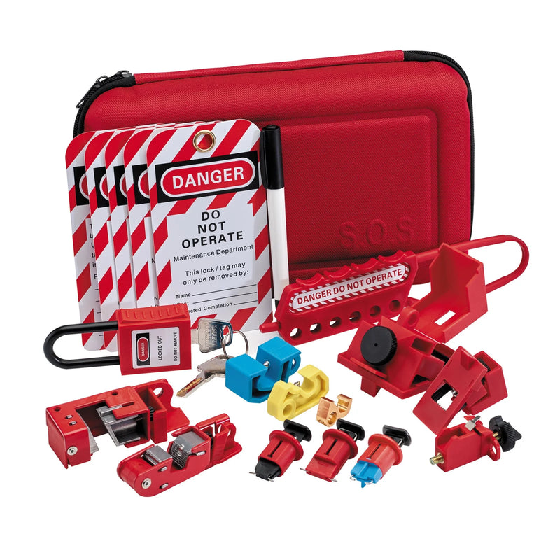 Draper Electricians Lockout Kit LOK1 in Sturdy EVA Case