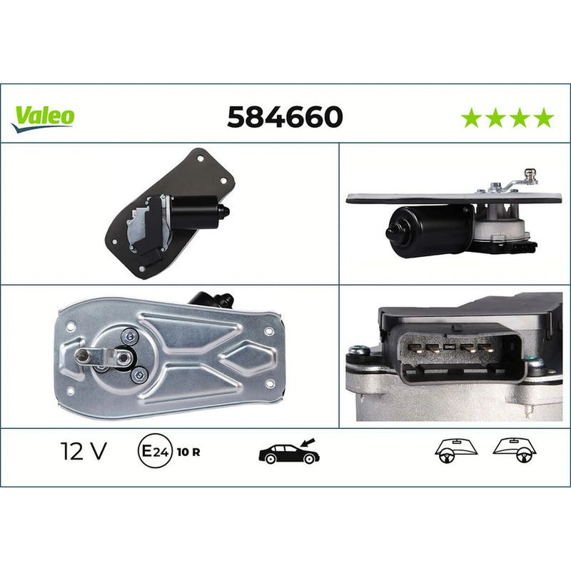 Valeo Front/Rear Wiper Motor Front 584660