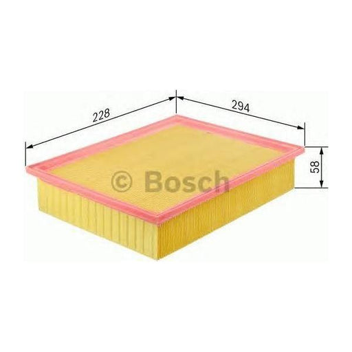 Genuine Bosch Car Air Filter S3752 Fits Mercedes-Benz Clk 320 - 3.2 - 99-03 1457 Bosch  - Town Parts