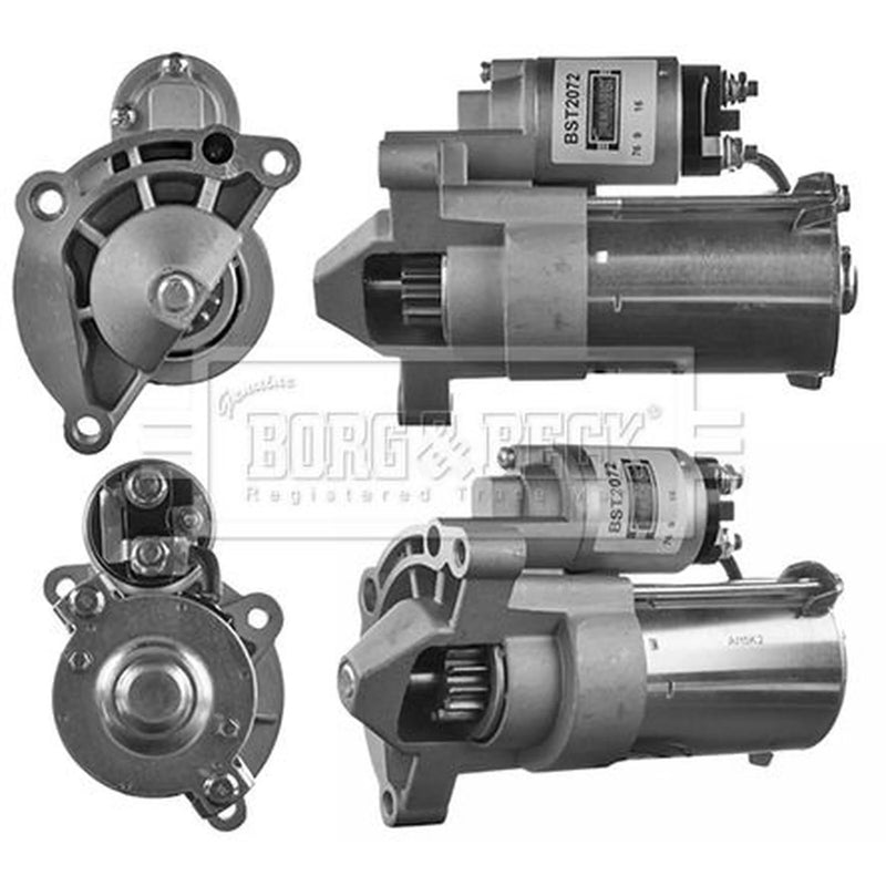Borg & Beck Starter Motor 12V 1.7kW 13 Teeth BST2072