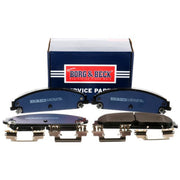 Borg & Beck 4 x Front Brake Pad Set BBP2156