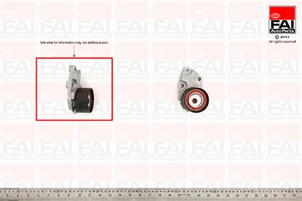 FAI Timing Belt Tensioner Pulley OD ID Wide