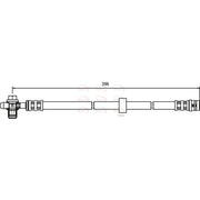 Apec Brake Hydraulic Hose Line Front HOS3318