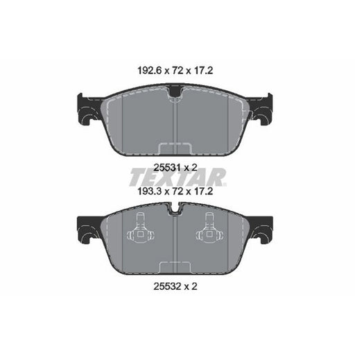 Textar Brake Pad Set 2553103