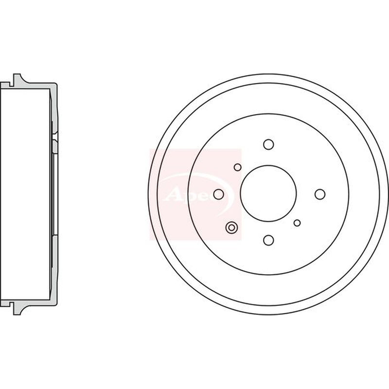 Apec Brake Drum Assembly Rear DRM9979