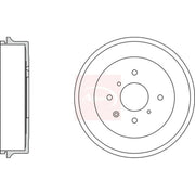 Apec Brake Drum Assembly Rear DRM9979