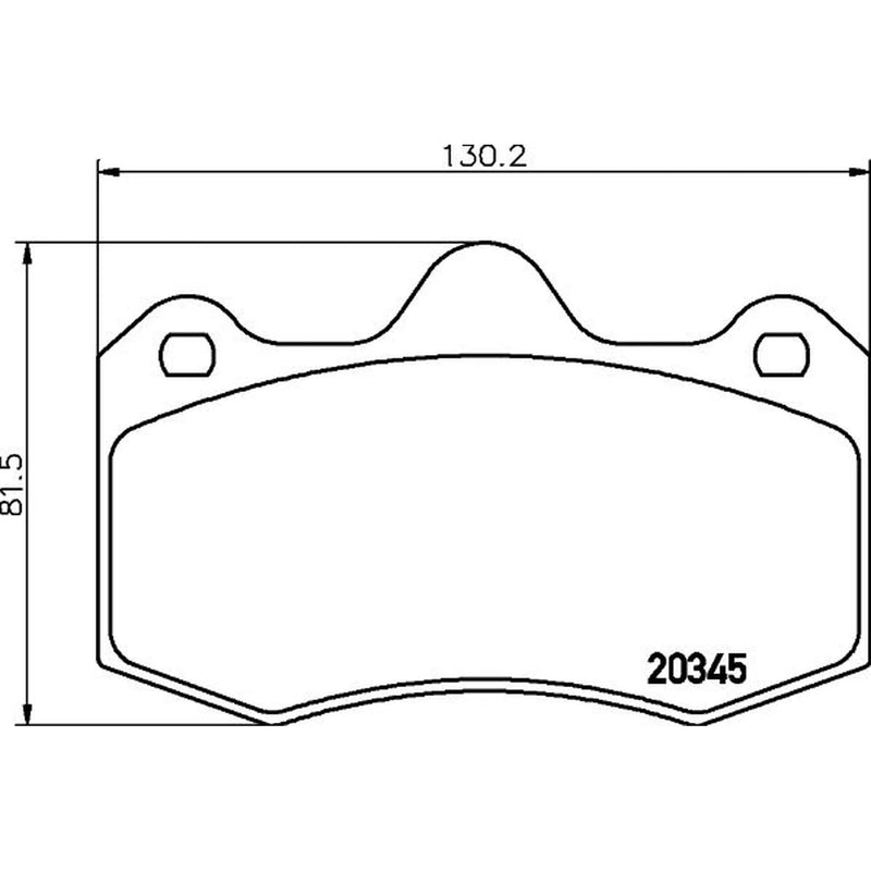 Mintex Front Brake Pad Set MDB3278