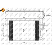 NRF Air Conditioning Condenser 35963