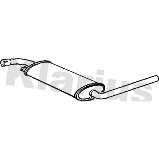 Klarius Box With Centre Pipe Centre VW426J