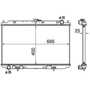 Mahle Engine Radiator CR 1876 000S