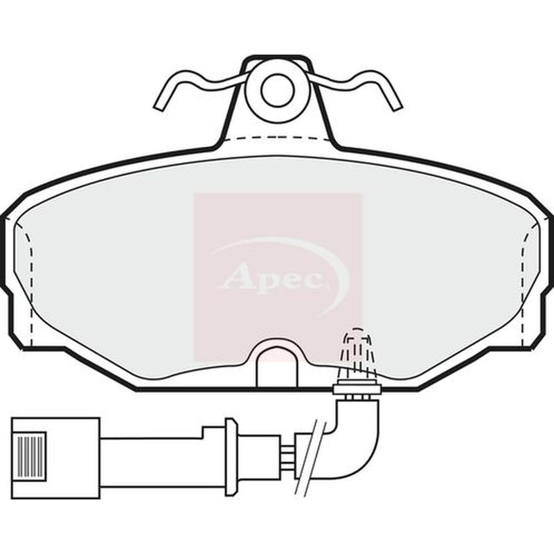Apec Rear Brake Pad Set PAD479