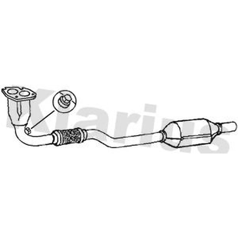 Klarius Catalyst Type Approved With Pipe Front 321219