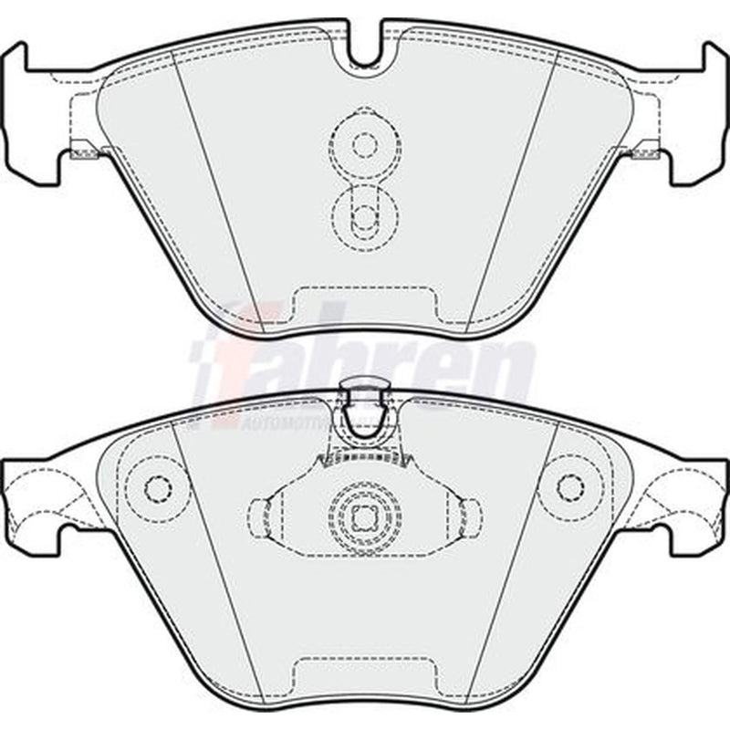 Fahren Front Brake Pad Set FBP3814