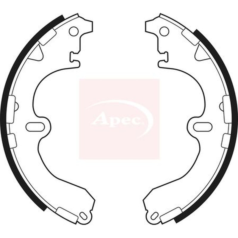 Apec Brake Shoe Set Axle Kit SHU471