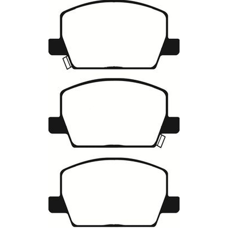 Abtex Front Brake Pad Set PLU2457
