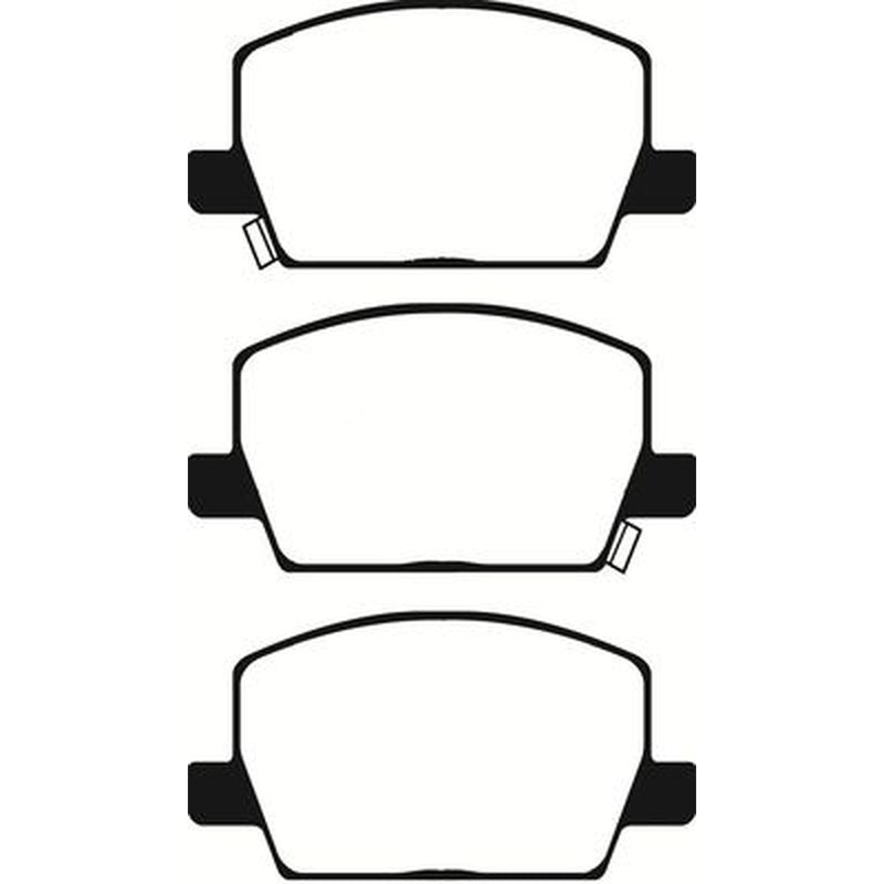 Abtex Front Brake Pad Set PLU2457