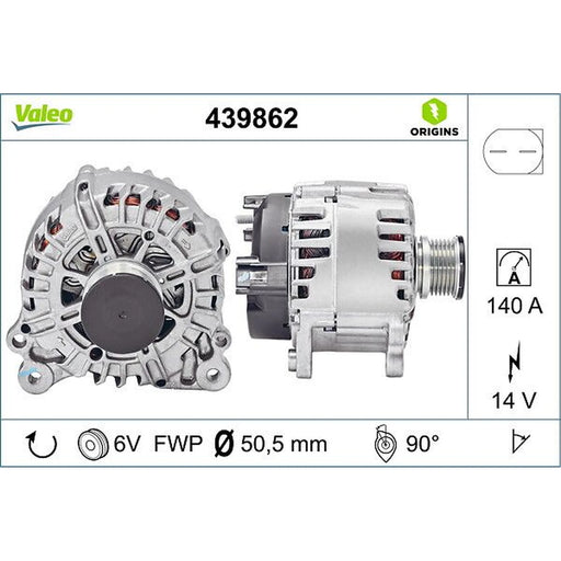 Valeo Car Alternator 12V 439862
