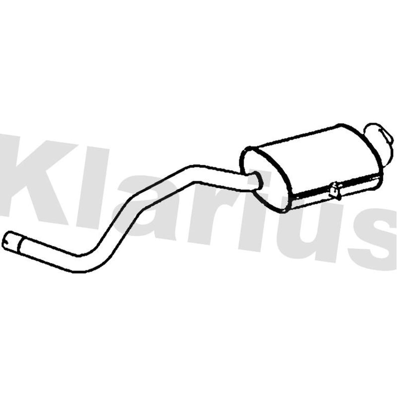 Klarius Box With Tail Pipe Rear RN1010G