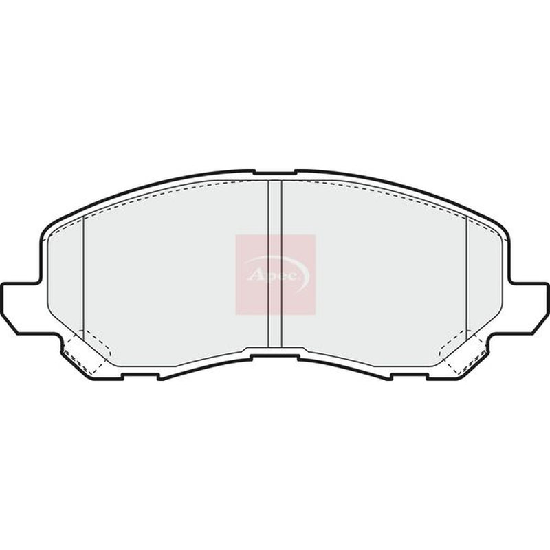 Apec Front Brake Pad Set PAD1376