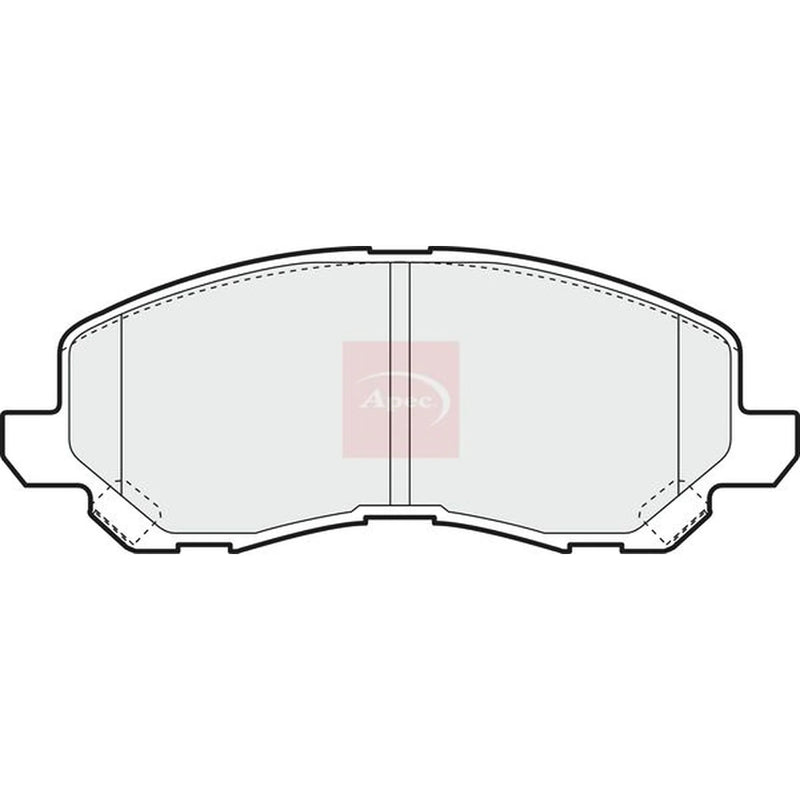 Apec Front Brake Pad Set PAD1376