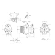 Hella Air Conditioning Compressor 8FK 366 200-911