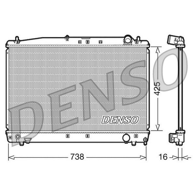 Denso Engine Radiator DRM50033