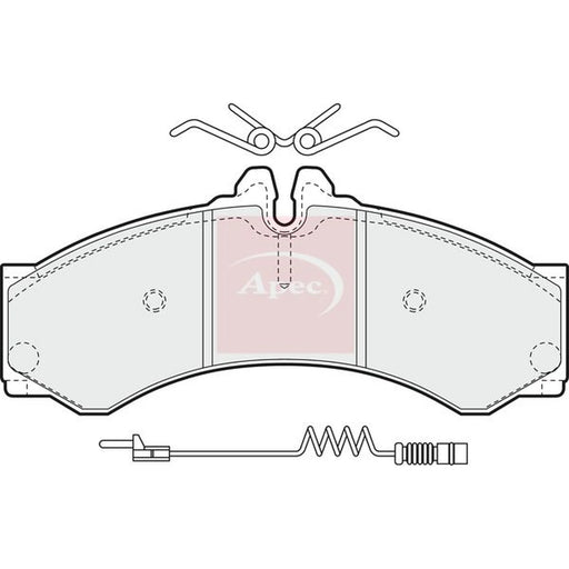 Apec Rear Brake Pad Set PAD928