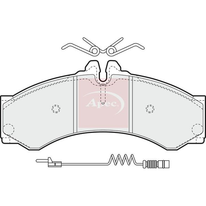 Apec Rear Brake Pad Set PAD928