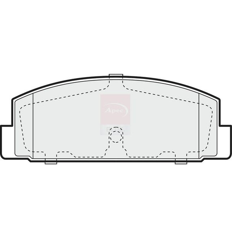 Apec Rear Brake Pad Set PD3104