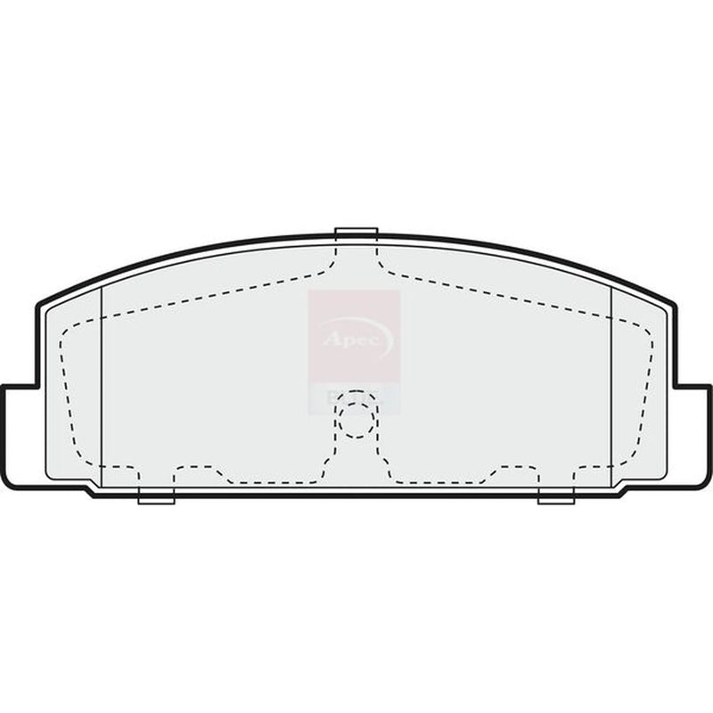 Apec Rear Brake Pad Set PD3104