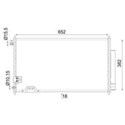 Mahle Air Conditioning Condenser AC 826 000S
