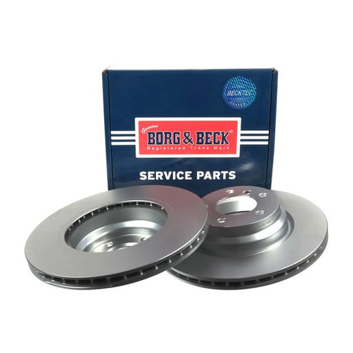 Borg & Beck 2 x Vented Front Brake Discs BBD4472